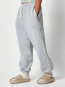 SUMWON Tween Girl 90s Jogger - Light Grey - View 1