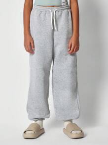 SUMWON Tween Girl 90s Jogger - Light Grey - View 2