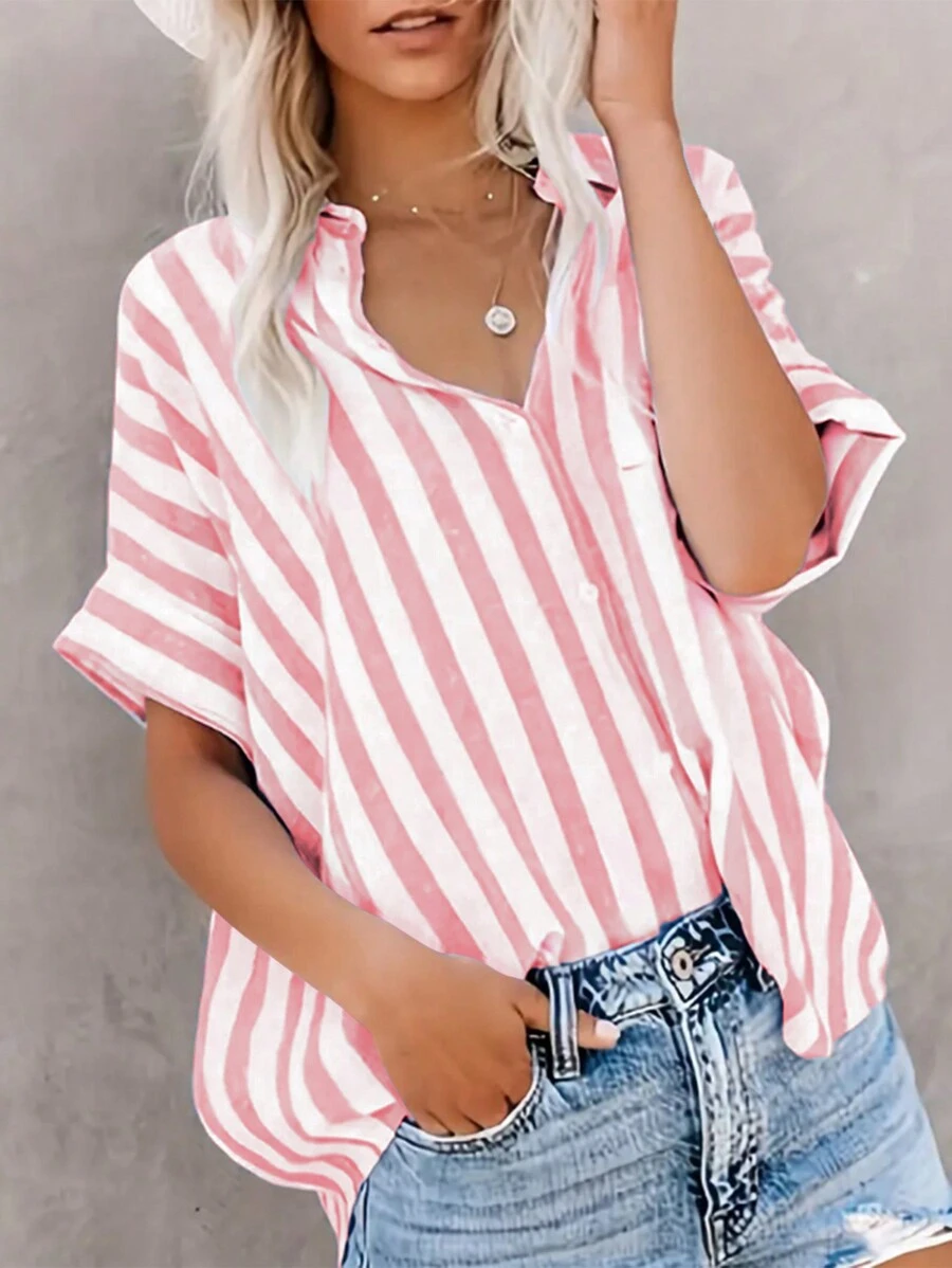 Women Blouses - Merah - View 1