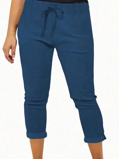 Pantaloni semplici e tinta unita per tutte le taglie, adatti per tutti i giorni