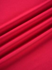 Calvaya Women's Solid Color Strapless Dress With Pleated Bodice And Asymmetric Hem For Summer