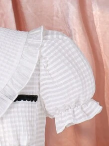 Tween Girl 1pc White Casual Dress