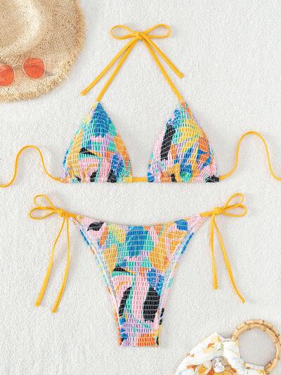 Women's Bikini Set, Random Print, Purchased Copyright Summer Beach