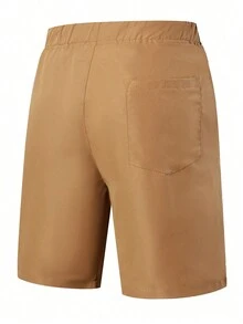 Quần short Bermuda thể thao có dây rút mùa hè thông thường dành cho nam - Cà phê nâu - Xem 2