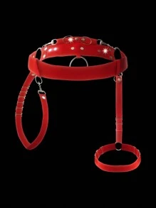 Plus Size Punk Style Rivet Accent Accessory 2pcs/Set - Multicolor - View 2