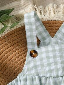 SHEIN Vintaside Kids Body para bebé niño, body casual y lindo de moda