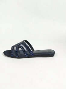 Modieuze platte sandalen met open teen en bandje voor dames