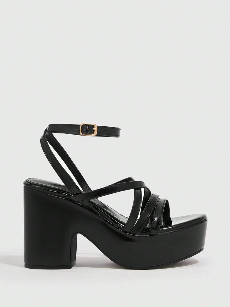 CUCCOO SZL Woman Shoes Fashion Lightweight Vacation Beige Flat Slippers For Summer Vacation Shoes Party Baddie Chic Gorgeous Style Spring Shoes Spring Break Easter - Black - View 3