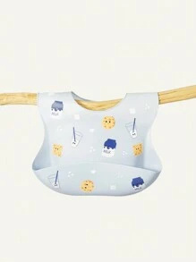 Cozy Pixies Infant Waterproof And Dirt-Proof Silicone Bib, Four Seasons Usable With Fresh Summer Designs
