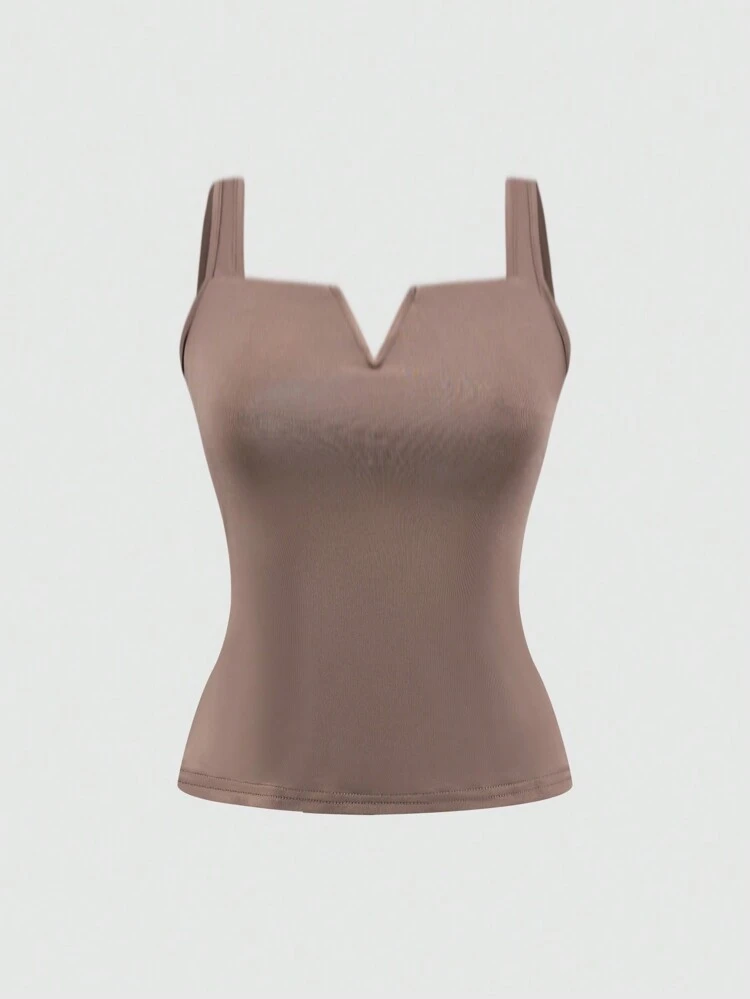 Women's Knitted V-Neck Tank Top