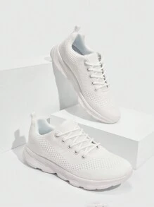 SHEIN X Lucía Bellido CUCCOO BASICS Women'S Fashionable Sports Shoes For Summer Vacation Shoes Summer Sports Shoes Casual Shoes Back To School Shoes College Student Shoes Spring Shoes Easter Tainers Back To School