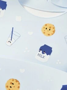 Cozy Pixies Infant Waterproof And Dirt-Proof Silicone Bib, Four Seasons Usable With Fresh Summer Designs