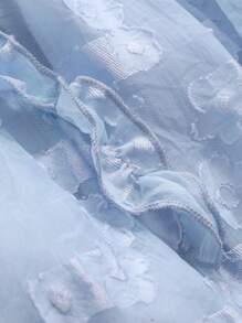 FRIFUL Women's Solid Color Strap Holiday Style Mid-Length Dress,Ruffle