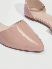 CUCCOO BIZCHIC Woman Shoes Fashionable Flat Shoes With Shiny Straps At The Back Wedding Shoes For Summer Vacation Shoes Summer Elegant Basics Business Casual Business Chic Spring Shoes Spring Break Easter