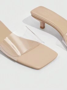 CUCCOO SZL Woman Shoes Fashionable Transparent Strap High Heel Sandals For Spring And Summer Vacation Shoes Party Baddie Chic Gorgeous Style Spring Shoes Spring Break Easter Prom Heels