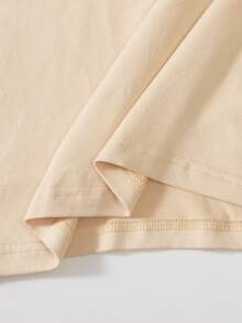 少女實色無袖圓領上衣和短褲夏季2件套裝 - 彩色 - 查看 5