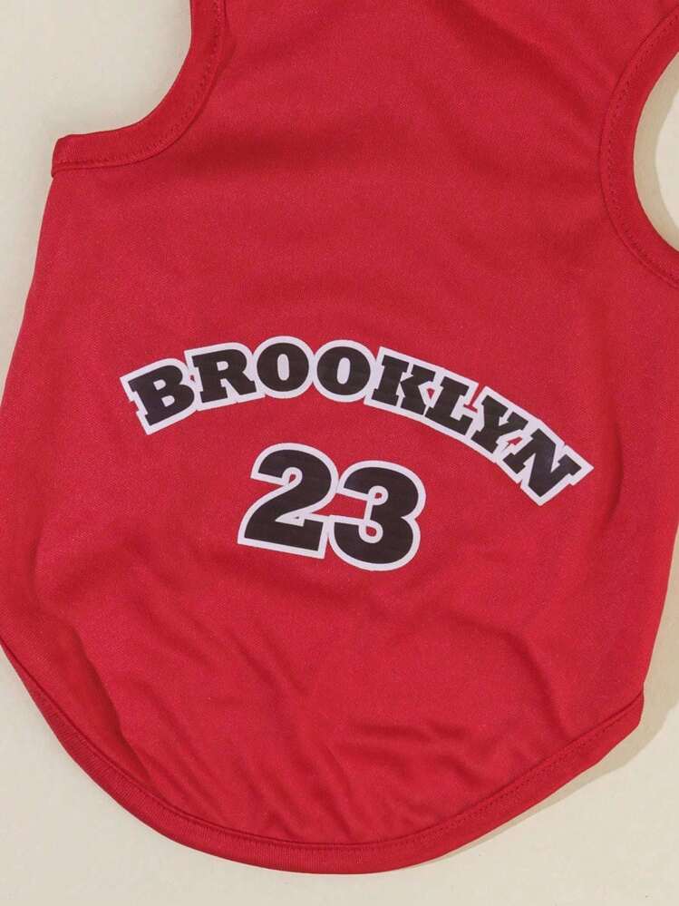 Jersey para mascotas con estampado Brooklyn, ropa de verano para perros y gatos con protección anti-UV e insectos, 1 pieza - Multicolor - Añade 6