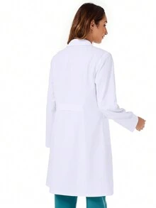 cimmuovere Long-Sleeved Lab Coat With Pockets
