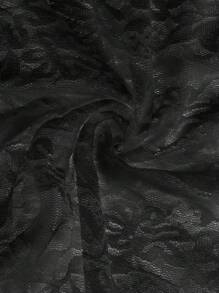 EgrlEra Lace One-Shoulder Women Blouse (Random Cutting) Y2K Outfit  - Black - View 6