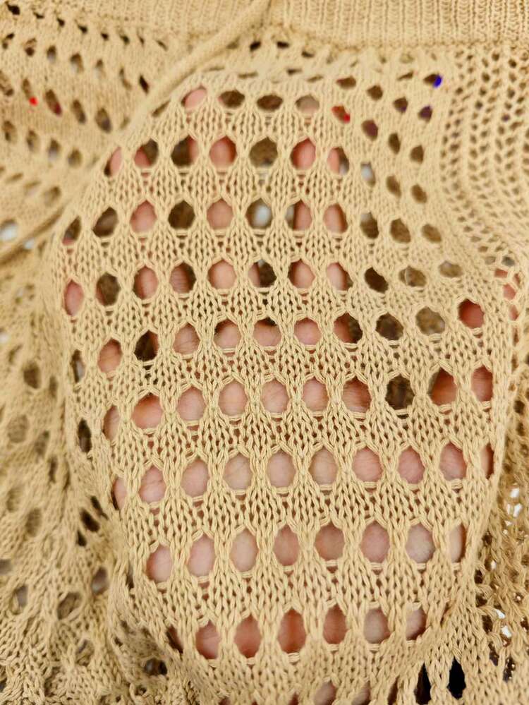 Women's Knitted Solid Color Drawstring Hoodie And Shorts Set Summer