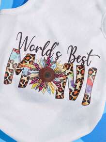 PETSIN MINI Adorable Pet Summer Printed Cat/Dog Sunscreen & Insect Repellent Vest - Multicolor - View 4