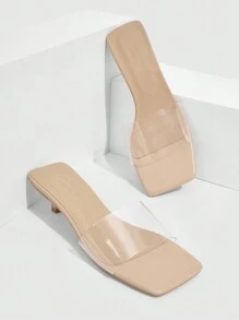 CUCCOO SZL Woman Shoes Fashionable Transparent Strap High Heel Sandals For Spring And Summer Vacation Shoes Party Baddie Chic Gorgeous Style Spring Shoes Spring Break Easter Prom Heels