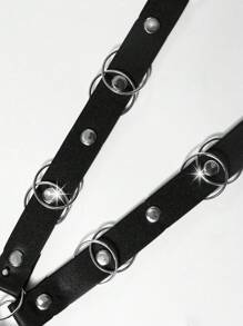 Accesorio de cadena metálica de la serie punk exótica de talla grande, conjuto de 2 piezas - Multicolor - Ver 5