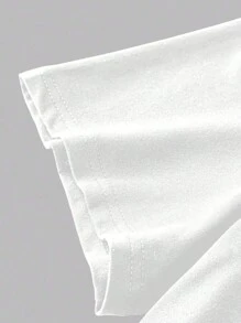 Inoviana 夏季大尺碼性感印花短袖t恤 - 白色 - 查看 5