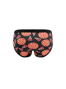 Boxers de moda para hombre con estampado de pizza