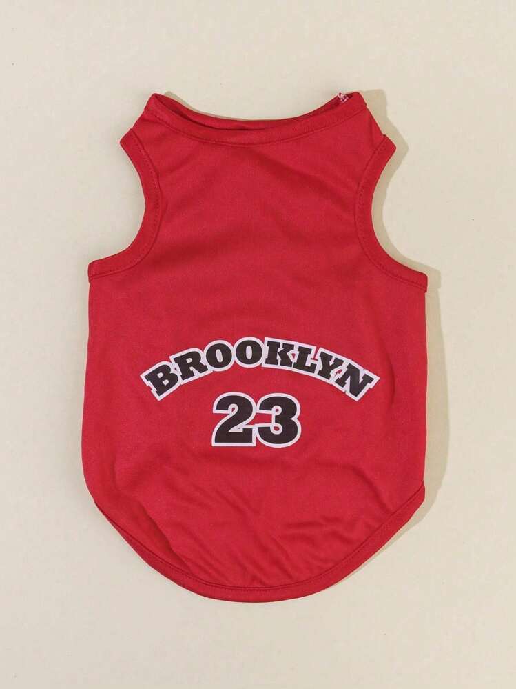 Jersey para mascotas con estampado Brooklyn, ropa de verano para perros y gatos con protección anti-UV e insectos, 1 pieza - Multicolor - Añade 1