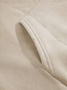 INAWLY 女款字母印花休閒束口正常版型長袖運動衫