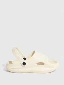 CUCCOO Quty Woman Shoes Fashionable Solid Color Dual-Wear Sandals For Summer Vacation Shoes Summer Halloween
