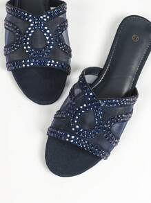 Modieuze platte sandalen met open teen en bandje voor dames