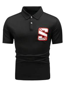 Gym Rark Kaos Polo Olahraga Pria - Hitam - View 4