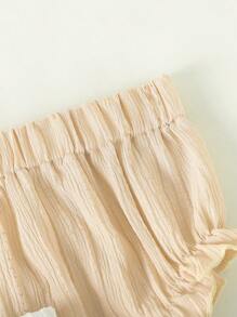 SHEIN 5入組嬰兒女童夏季輕量化芽寶短褲，休閒可愛款式，零夾緊，三角褲 - 彩色 - 查看 5