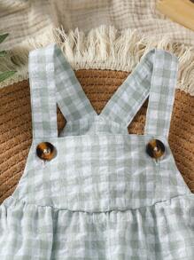 SHEIN Vintaside Kids Body para bebé niño, body casual y lindo de moda