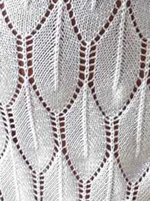 SHEIN Swim Hollow Knitted Beach Cover-Up Dress With Drawstring Back And Flare Sleeves, Solid Color, Vacation Style,Summer Beach