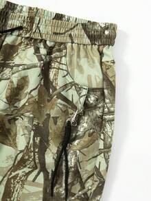 Manfinity EMRG Men's Leisure Straight Pants With Twig Print - Multicolor - View 6