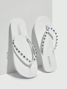 女士鞋子时尚、百搭、舒适的人字拖，适合夏季度假鞋夏季促销万圣节秋季