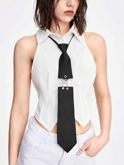Grunge Punk 1pc Sweet & Cool Personalized Butterfly Linked Neck Tie, School