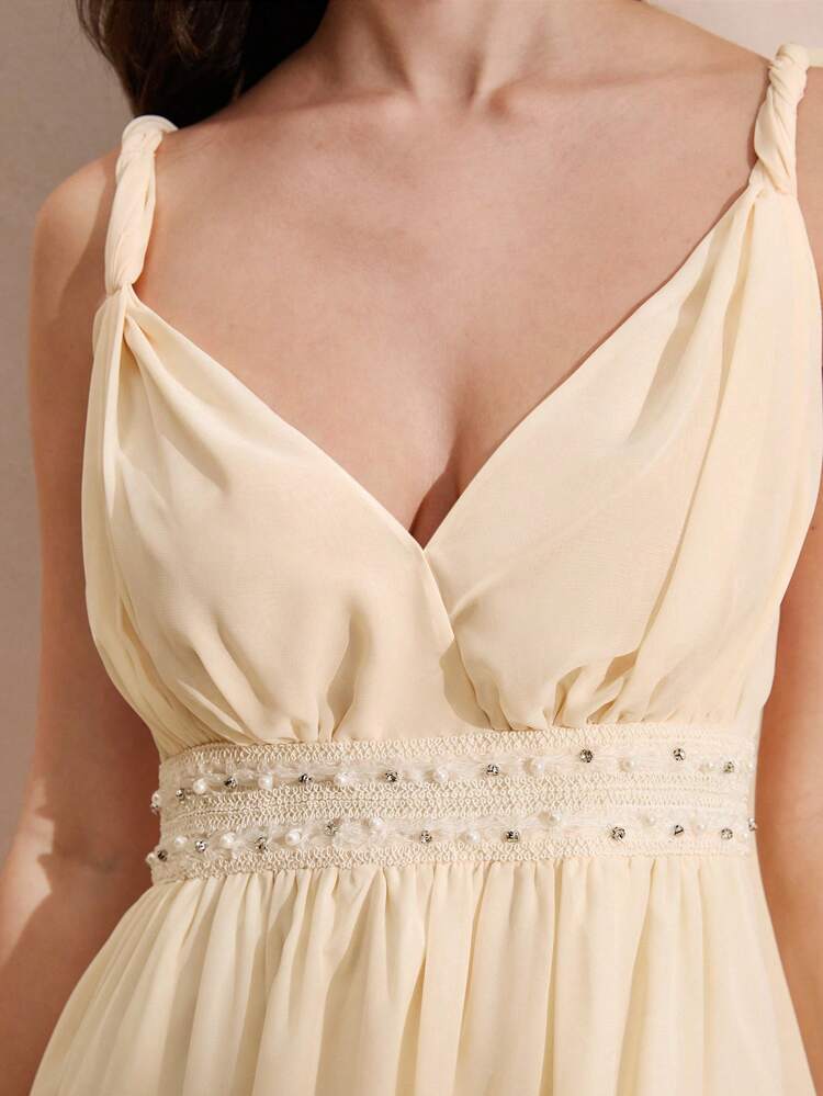 Women's Fashion Solid Color Strap Dress