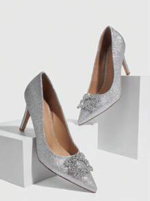 CUCCOO HITCHD 女鞋時尚閃亮高跟鞋，適合情人節或婚禮，春夏晚會鞋，假期鞋，夏季特賣