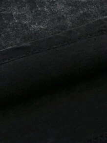 Camiseta vintage de cuello redondo estampada simple y casual para hombre