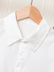 Tween Boy Fashionable Summer Casual All-Match 2pcs Outfit - Grey - View 7