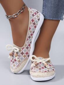 STEPREACH 秋冬新款女士休闲运动鞋透气镂空运动鞋轻便舒适防滑平底工作鞋夏季 - 彩色 - 查看 2