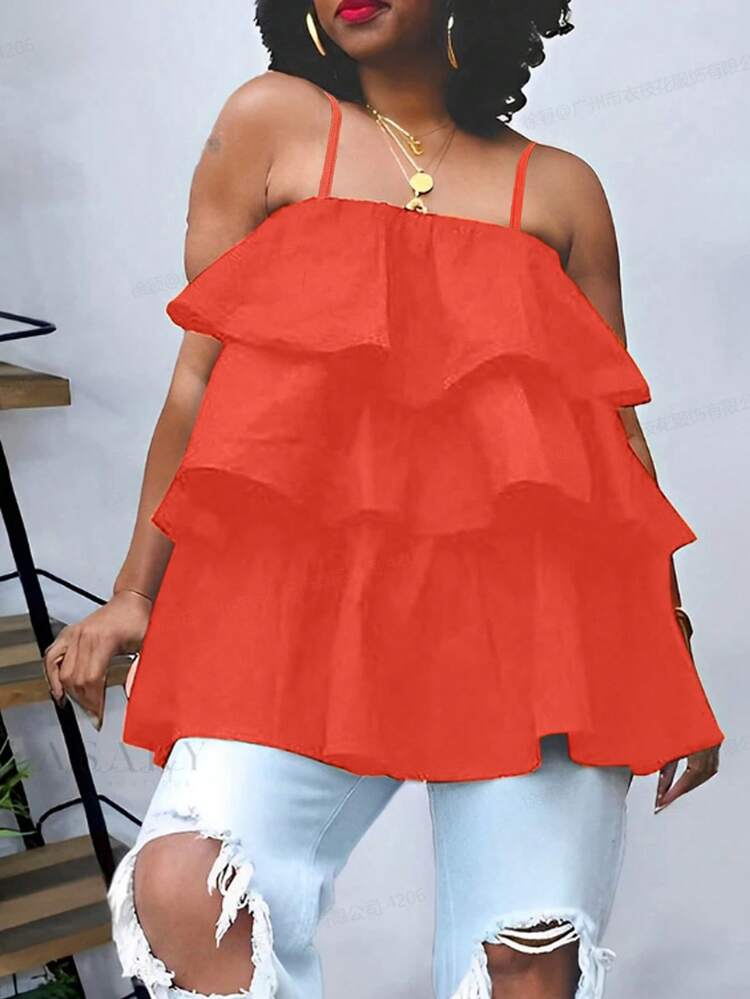 Women Layered Solid Color Summer Camisole