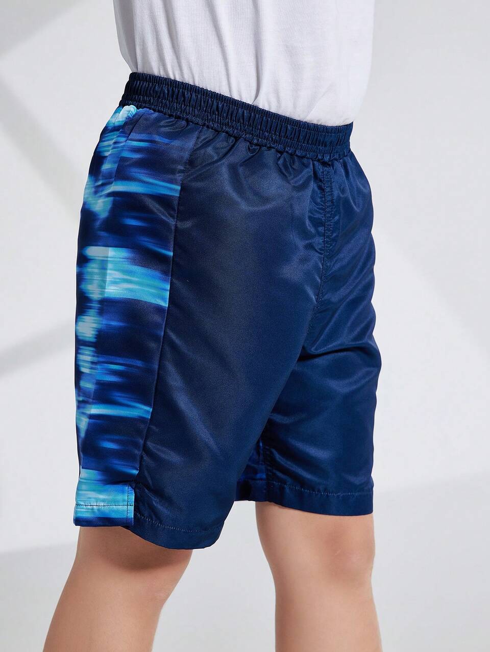 Tween Boy (Big Kid) Casual Everyday Wear Sports Shorts With Random Print
