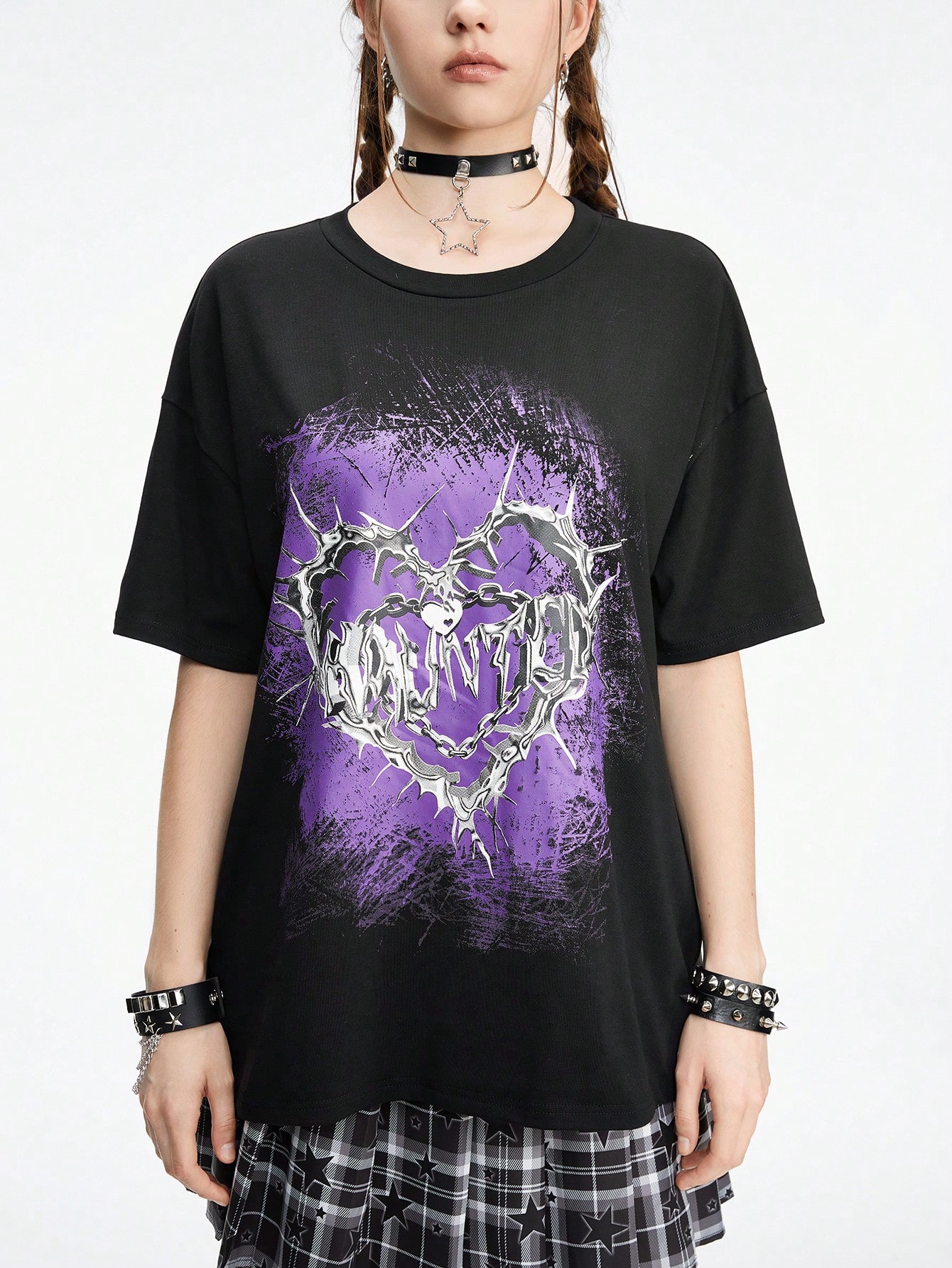 新品　Fakiii 半袖Tシャツ　3D Y2K wishcore ハート 新品 Fakiii 半袖Tシャツ 3D Y2K wishcore ハート 【公式通販】