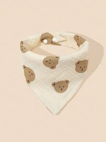 5pcs Baby Bibs With Printed Patterns