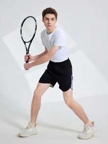 Teen Boy Color Block Casual Summer Sports Shorts